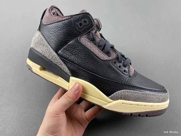 OG Ma Maniére Jordan Black  SP Violet 358 3 Retro A (Women's) EyeCatching FZ4811-001 Ore 0721